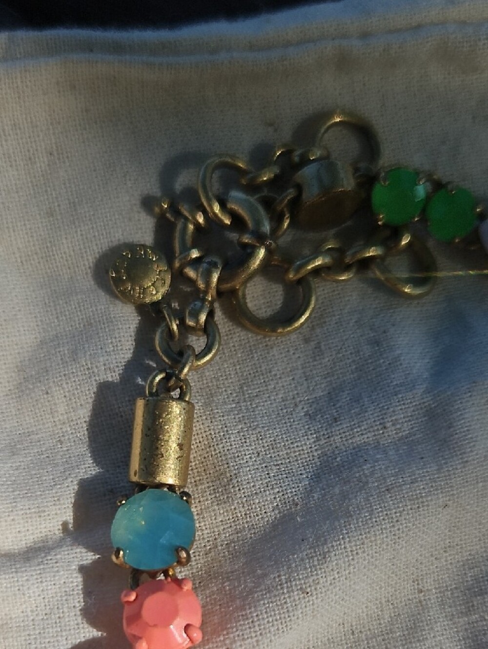 J. Crew Multicolor Statement Necklace - Pastel & Neon Floral Design - Picture 3 of 4